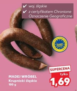 Krupnioki śląskie Madej & wróbel promocja w Kaufland