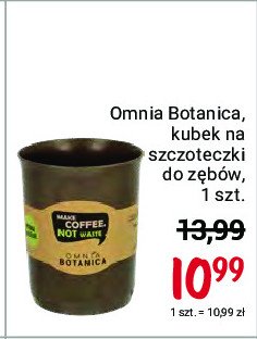 Kubek na szczoteczki do zębów OMNIA BOTANICA promocja