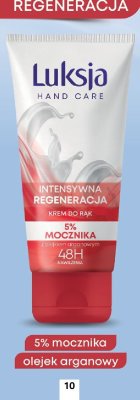 Krem do rąk Luksja Intensywna Regeneracja z mocznikiem i olejkiem arganowym 50 ml promocja w Selgros