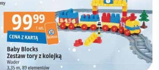 Kolejka baby block d艂ugo艣膰 3.35 m Wader promocja