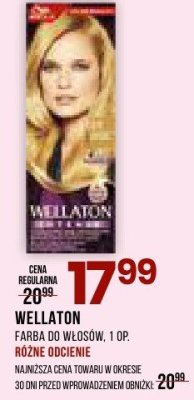 Farba Wellaton do włosów, 1 op, różne odcienie promocja w Drogerie Natura