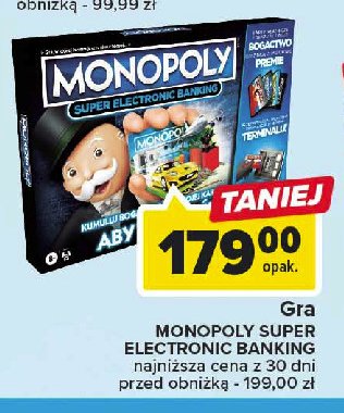 Monopoly junior electronic banking Hasbro promocja