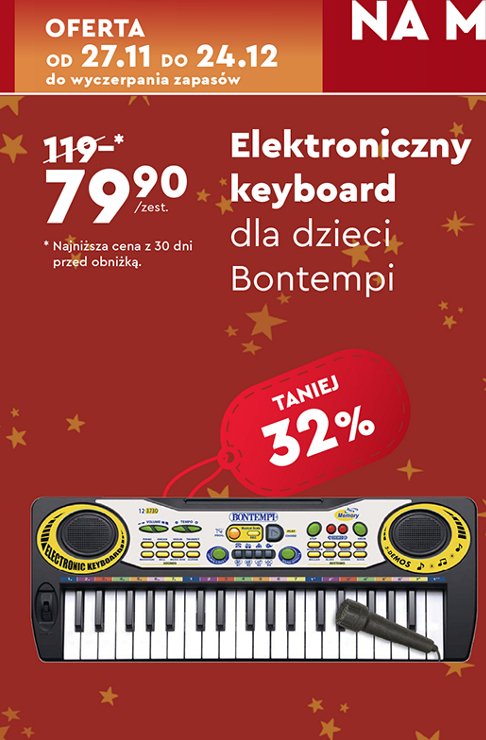 Keyboard dla dzieci promocja