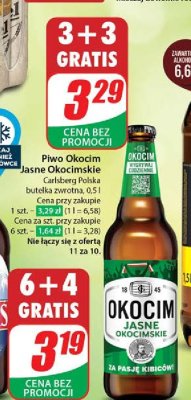 Piwo Okocim jasne okocimskie promocja