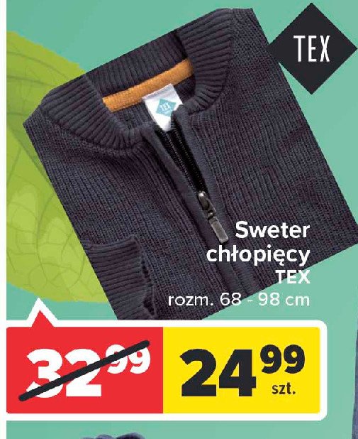 Sweter chłopięcy 68-98 cm Tex promocja