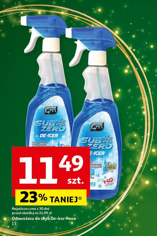 Odmrażacz do szyb Q11 promocja w Auchan