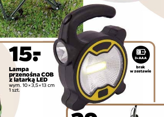 Lampa przeno艣na z latark膮 led promocja