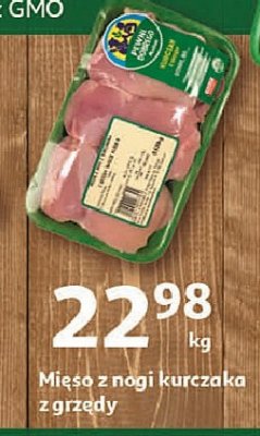 Mięso z nogi kurczaka z grzędy Auchan pewni dobrego promocja