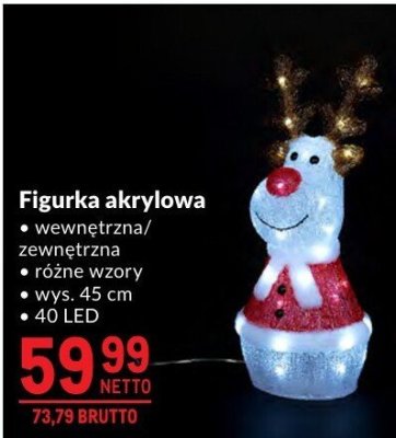 Figurka akrylowa promocja w Makro