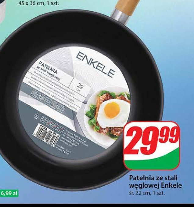 Patelnia enkele 22 cm promocja w Dino