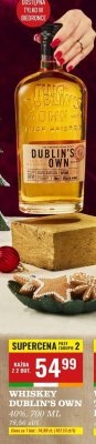 Whiskey Dublin's Own promocja w Biedronka