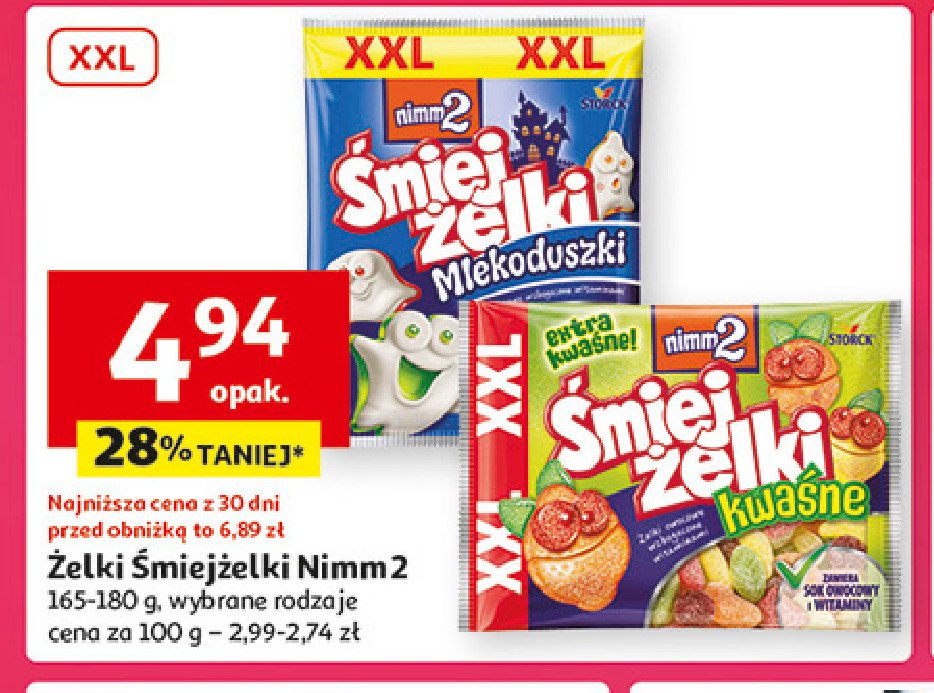 Żelki kwaśne Nimm2 promocja w Auchan