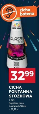 Cicha fontanna stożkowa promocja w Stokrotka