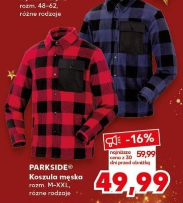 Koszula męska lniana s-xxl Tex promocja w Kaufland