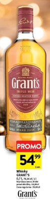 Whisky GRANT'S promocja w Intermarche