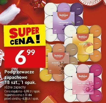 Podgrzewacze zapachowe Bolsius 18 szt. promocja w Twój Market