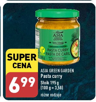 Pasta curry Asia green garden promocja