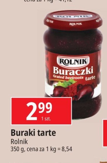 Buraczki tarte Rolnik promocja