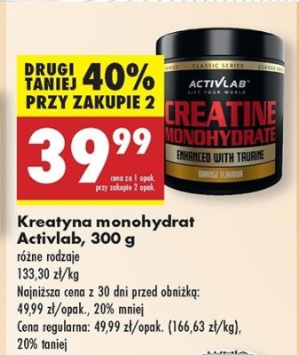 Kreatyna z witaminami Activlab promocja