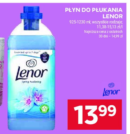 Płyn do płukania spring awakening Lenor promocja w Stokrotka