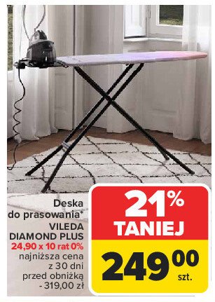 Deska do prasowania diamond plus Vileda promocja