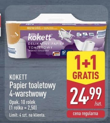Papier toaletowy 4-warstwowy 10 szt. promocja w Aldi