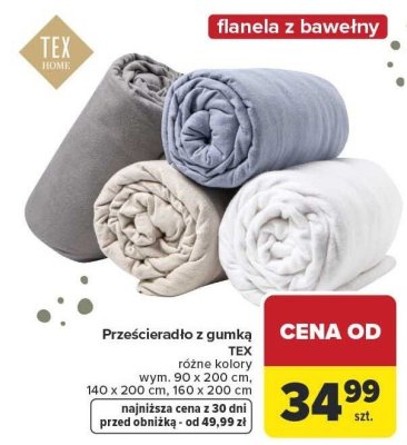 Prześcieradło promocja w Carrefour