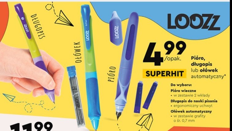 Ołówek automatyczny + grafity Loozz promocja