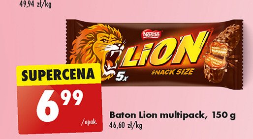 Baton Nestle lion promocja w Biedronka