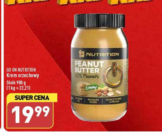 Mas艂o orzechowe creamy Sante go on! nutrition promocja