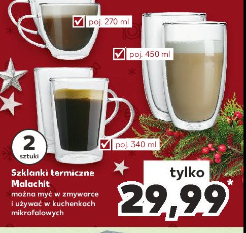 Szklanka termiczna malachit 270 ml Florina (florentyna) promocja