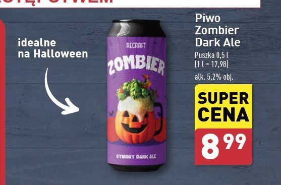 Piwo Zombier dyniowy dark ale promocja