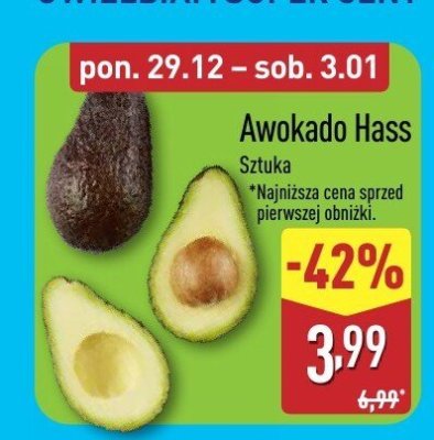 Awokado Hass promocja w Aldi