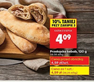 Przekąska kebab promocja w Biedronka