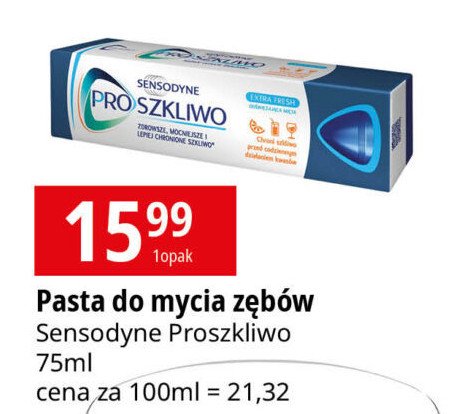 Pasta do zębów Sensodyne pro szkliwo extra fresh promocja