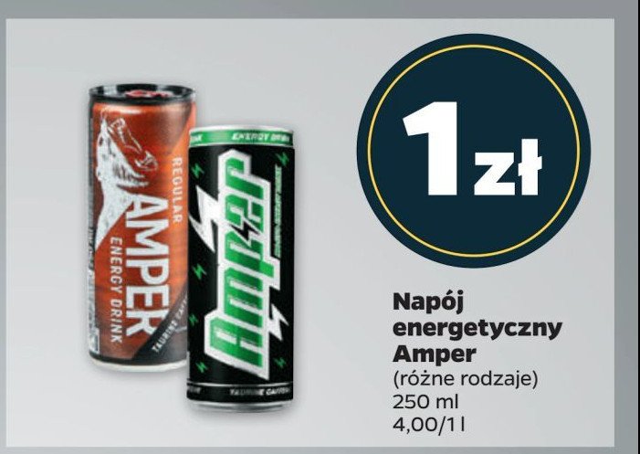 Napój classic Amper energy drink promocja