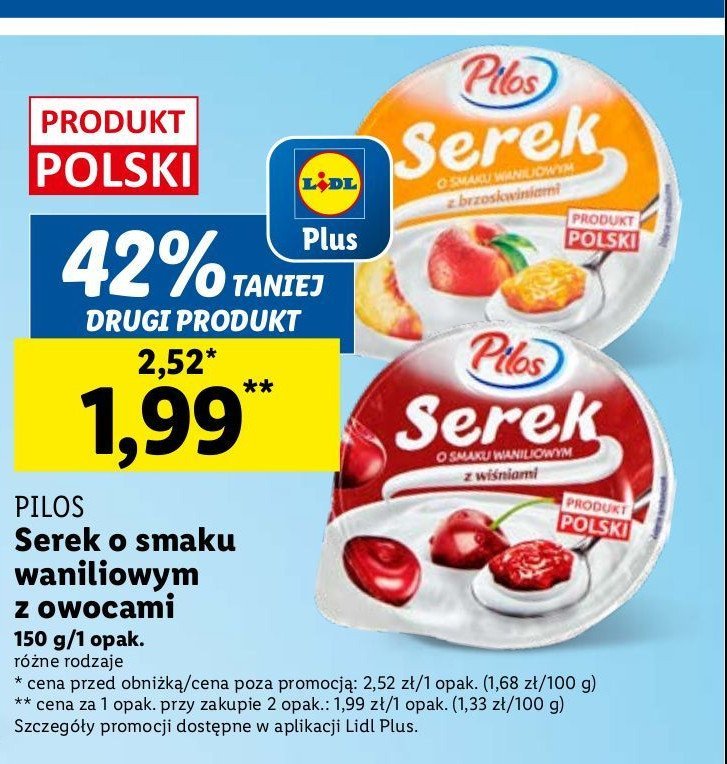 Serek z wiśniami Pilos promocja