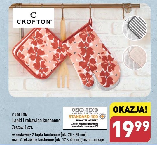 Łapki i rękawice kuchenne Crofton promocja