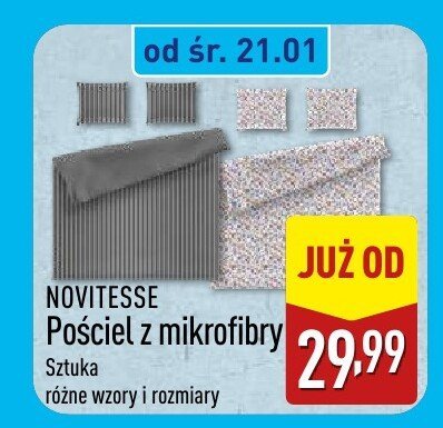 Pościel z mikrofibry  promocja w Aldi