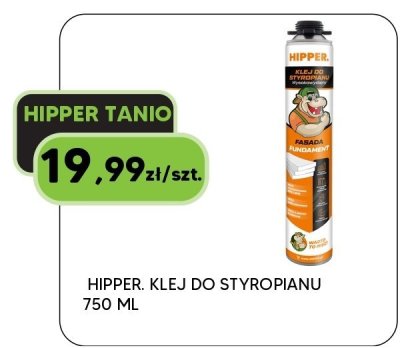 Klej do styropianu Hipper 750ML promocja w HIPPER.pl