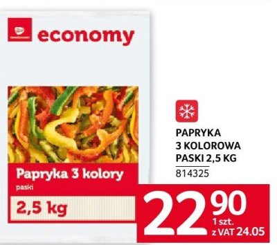 Papryka 3 kolorowa paski 2,5 kg economy promocja w Selgros