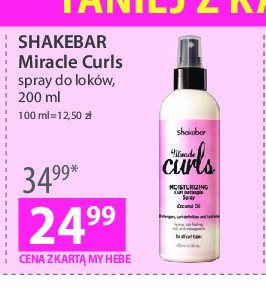 Spray do włosów kręconych SHAKEBAR promocja