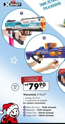 Wyrzutnia X-Shot Skins Pro Fury promocja w Biedronka