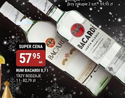 Rum Bacardi 0,7l promocja w bi1