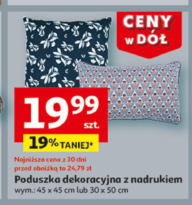 Poduszka dekoracyjna 30 x 50 cm promocja