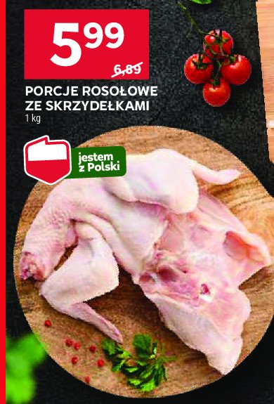 Porcja rosołowa ze skrzydełkami promocja