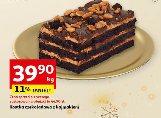 Kostka czekoladowa z kajmakiem Auchan promocja w Auchan