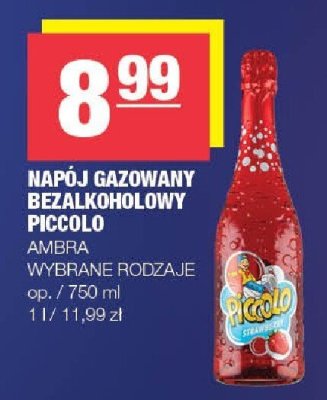 Napój gazowany bezalkoholowy PICCOLO AMBRA promocja w SPAR