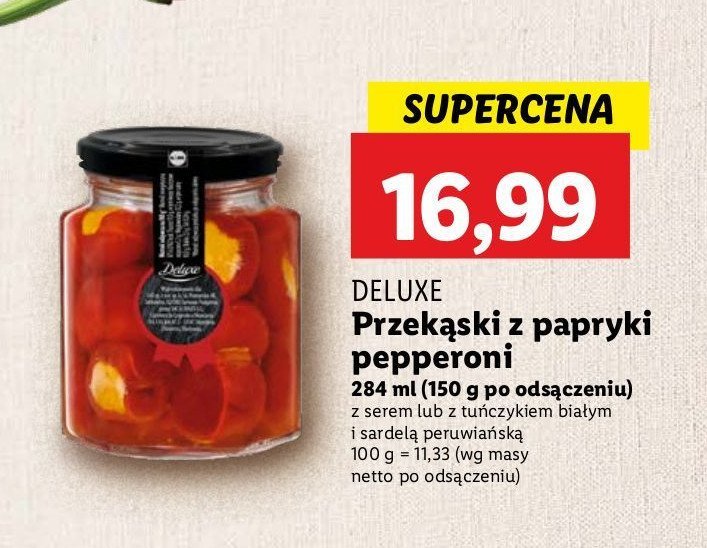 Przekąski z pepperoni Deluxe promocja