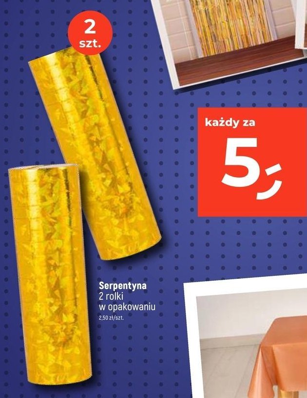 Serpentyny multikolor promocja